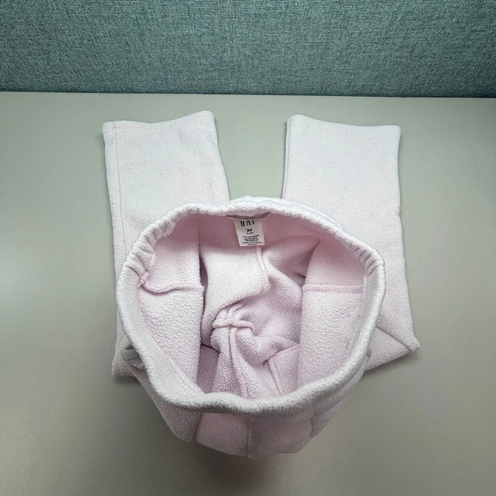 Set of Three 3T GAP Bottoms (1 Purple GapFit, 1 Pink Fleece, 1 Gray Short)